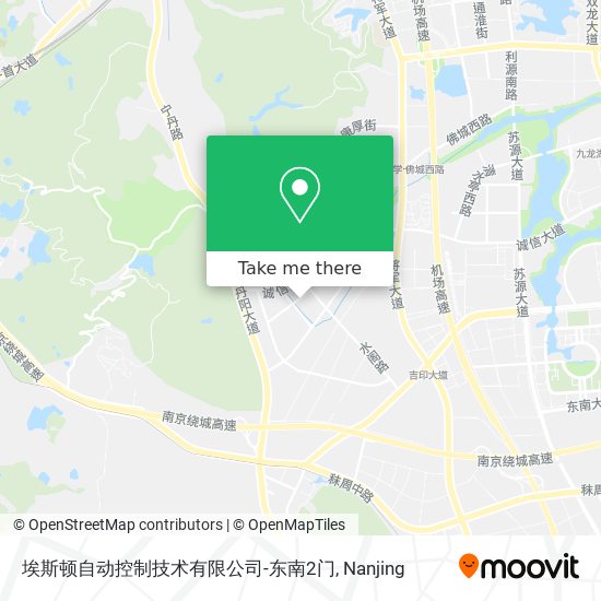 埃斯顿自动控制技术有限公司-东南2门 map
