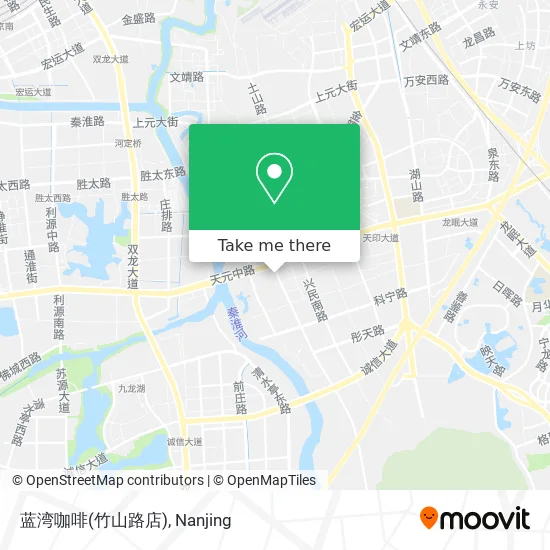 蓝湾咖啡(竹山路店) map