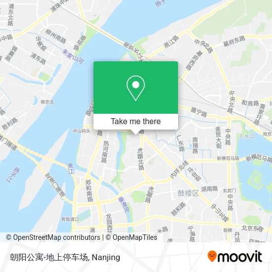 朝阳公寓-地上停车场 map