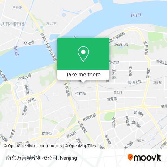南京万善精密机械公司 map