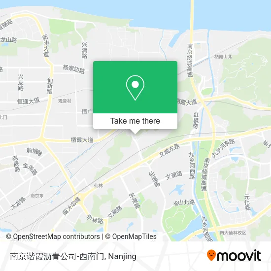 南京谐霞沥青公司-西南门 map
