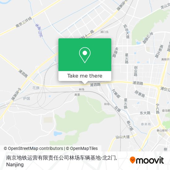 南京地铁运营有限责任公司林场车辆基地-北2门 map