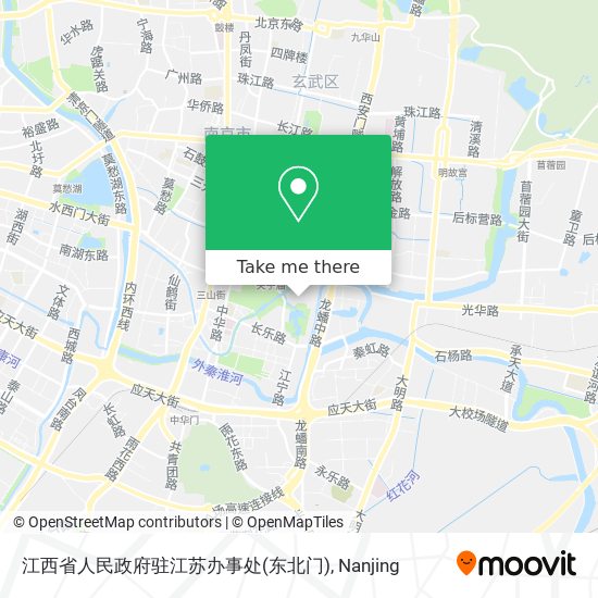 江西省人民政府驻江苏办事处(东北门) map