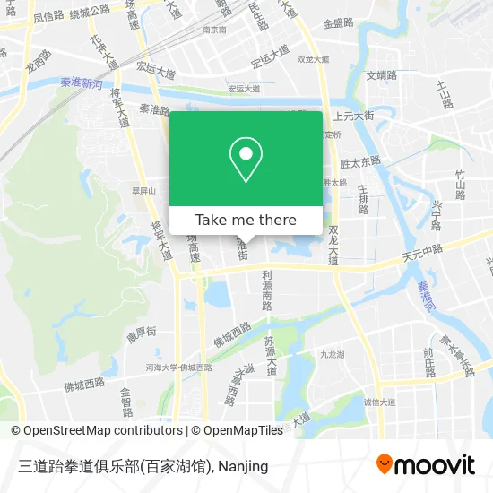 三道跆拳道俱乐部(百家湖馆) map