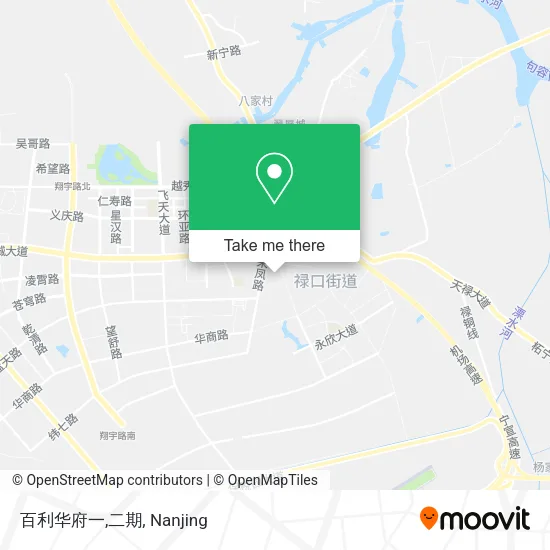 百利华府一,二期 map