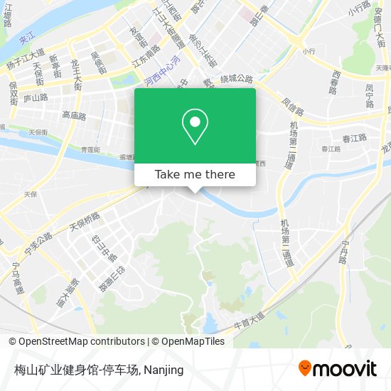梅山矿业健身馆-停车场 map