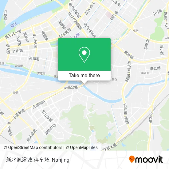 新水源浴城-停车场 map