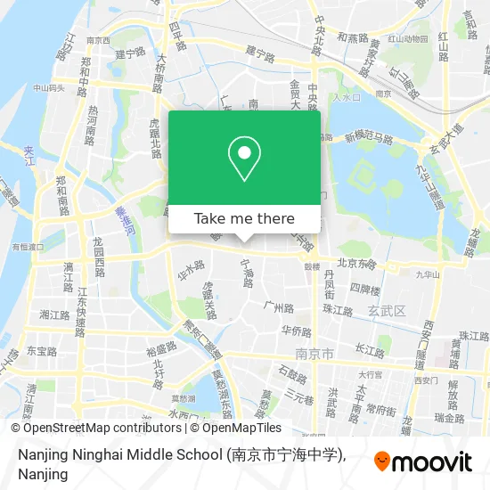 Nanjing Ninghai Middle School (南京市宁海中学) map