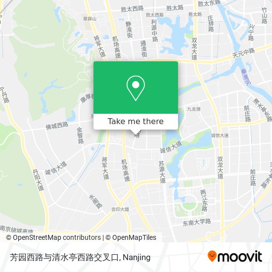 芳园西路与清水亭西路交叉口 map