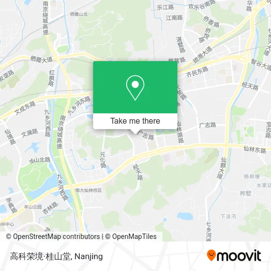 高科荣境·桂山堂 map