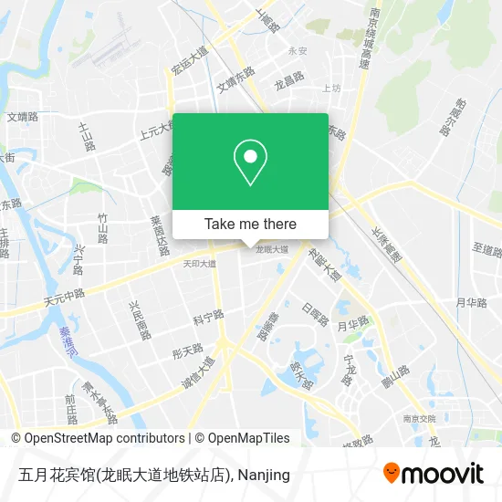 五月花宾馆(龙眠大道地铁站店) map