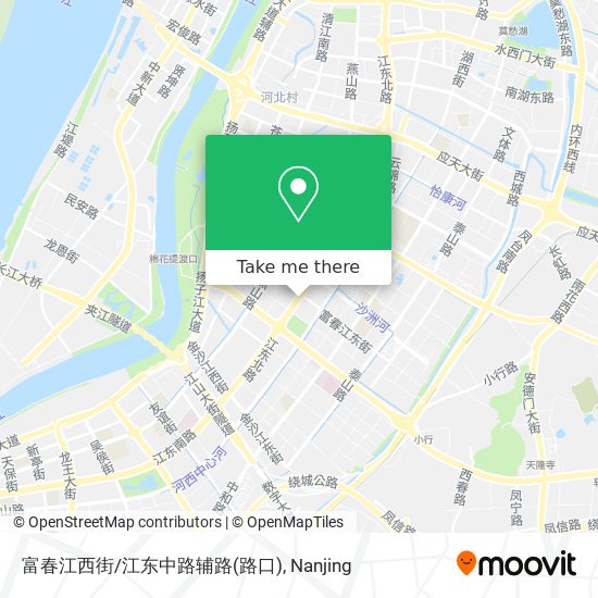 富春江西街/江东中路辅路(路口) map