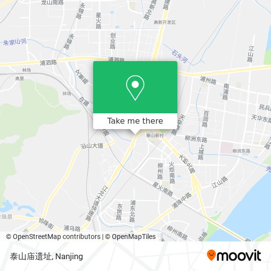 泰山庙遗址 map
