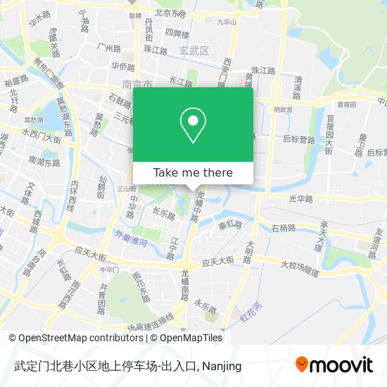 武定门北巷小区地上停车场-出入口 map