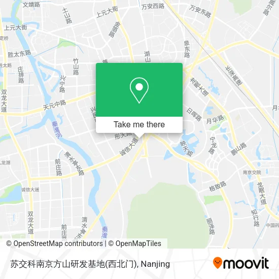 苏交科南京方山研发基地(西北门) map