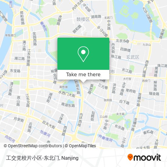 工交党校片小区-东北门 map