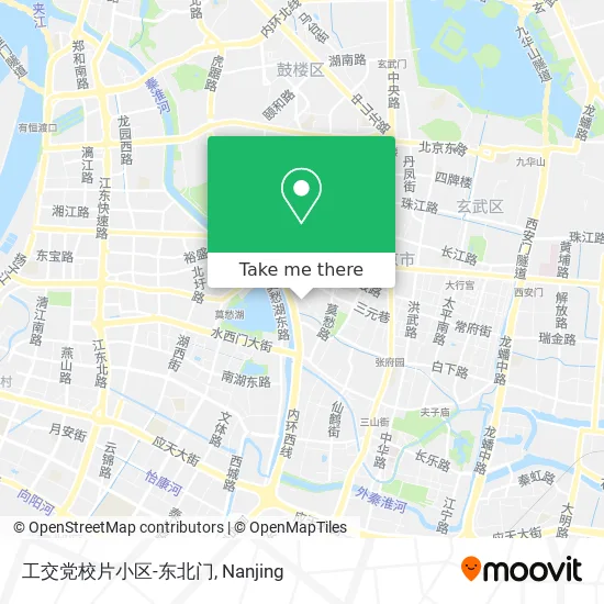 工交党校片小区-东北门 map