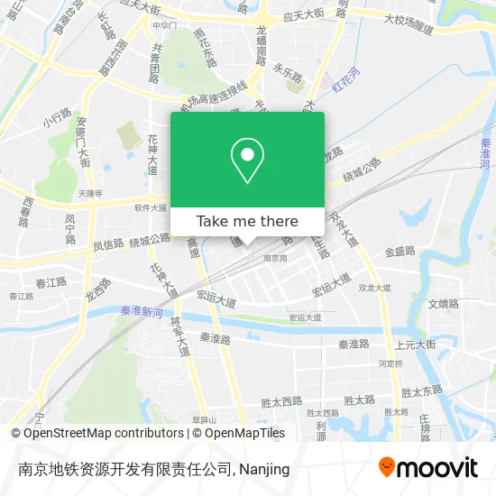 南京地铁资源开发有限责任公司 map