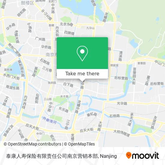 泰康人寿保险有限责任公司南京营销本部 map