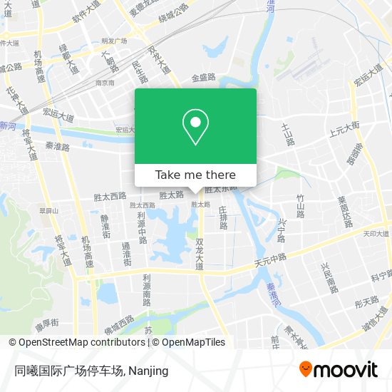 同曦国际广场停车场 map