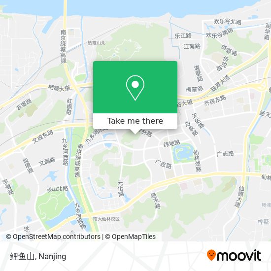 鲤鱼山 map
