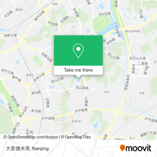 大普塘水库 map