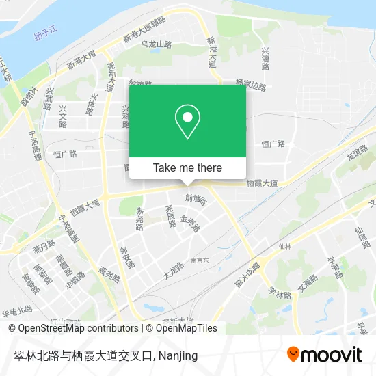 翠林北路与栖霞大道交叉口 map