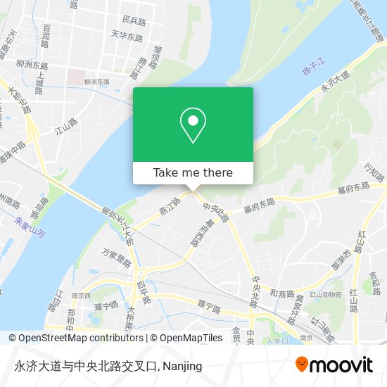 永济大道与中央北路交叉口 map
