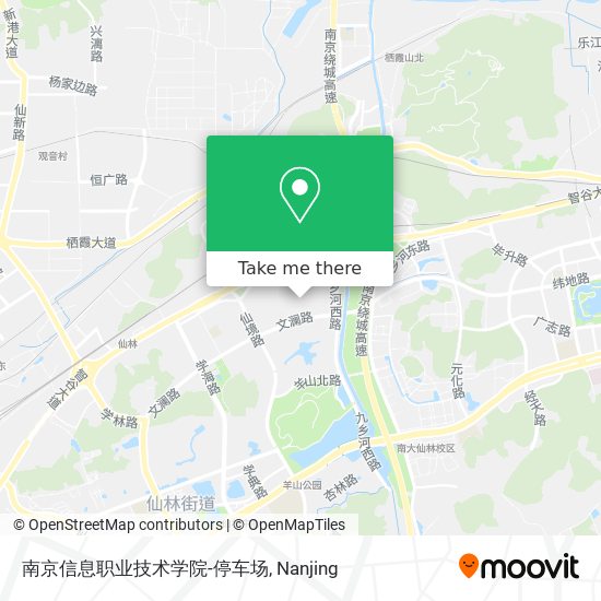 南京信息职业技术学院-停车场 map