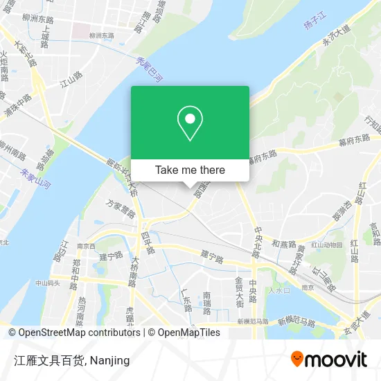 江雁文具百货 map