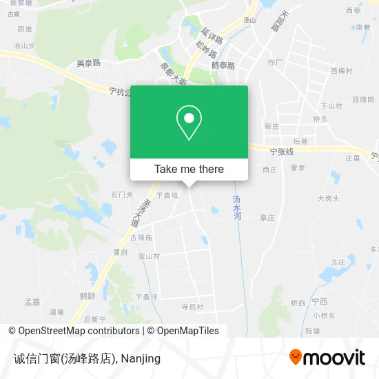 诚信门窗(汤峰路店) map