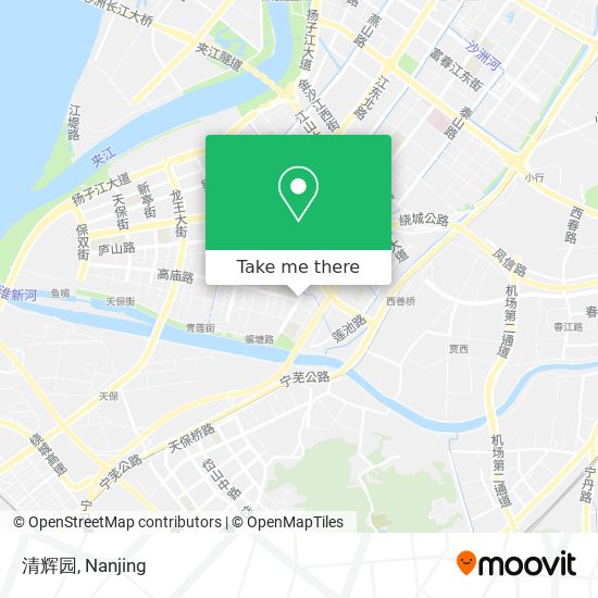 清辉园 map