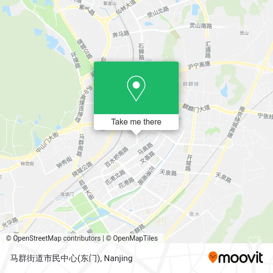 马群街道市民中心(东门) map