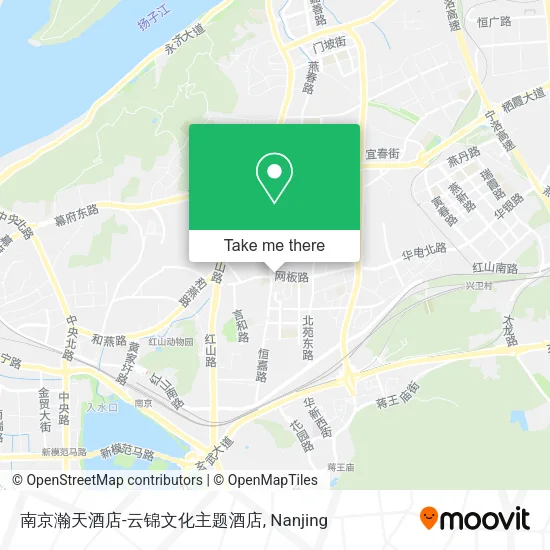 南京瀚天酒店-云锦文化主题酒店 map
