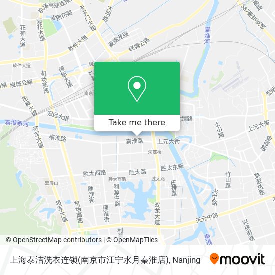 上海泰洁洗衣连锁(南京市江宁水月秦淮店) map