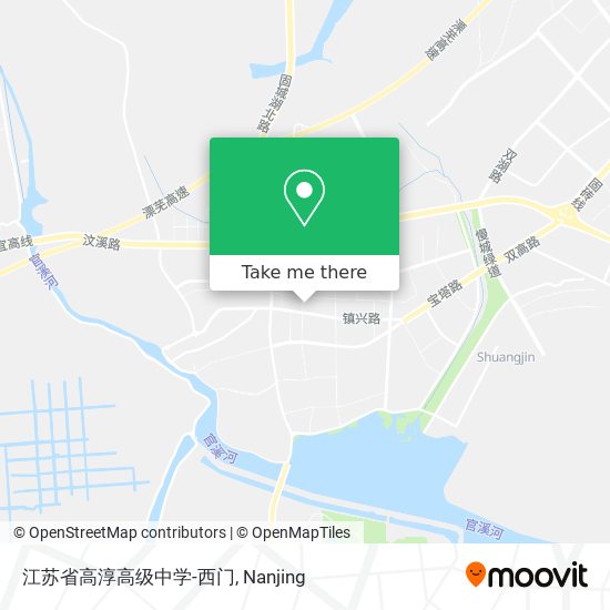 江苏省高淳高级中学-西门 map