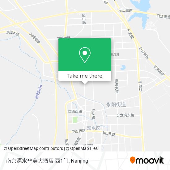 南京溧水华美大酒店-西1门 map