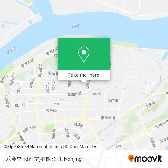 乐金星示(南京)有限公司 map
