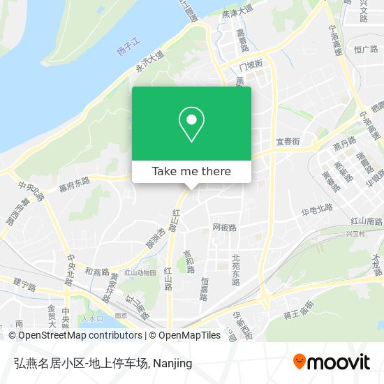 弘燕名居小区-地上停车场 map