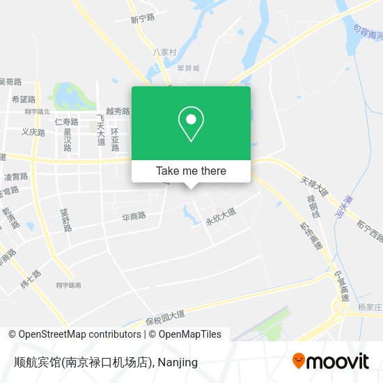 顺航宾馆(南京禄口机场店) map