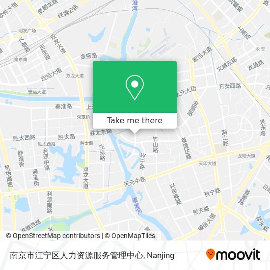南京市江宁区人力资源服务管理中心 map