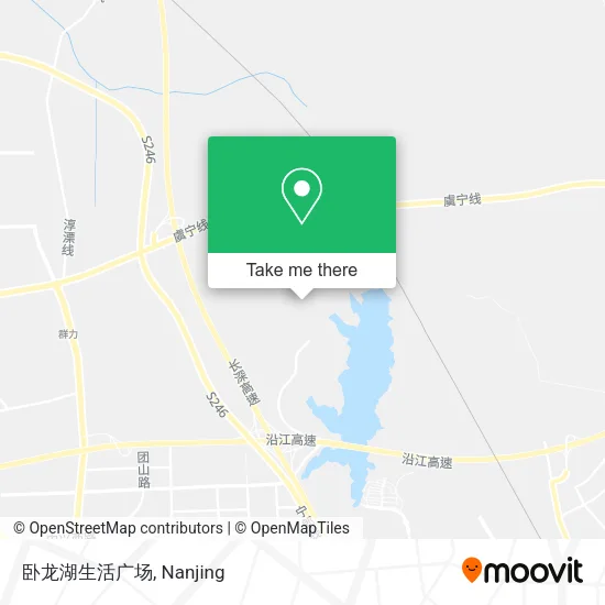 卧龙湖生活广场 map
