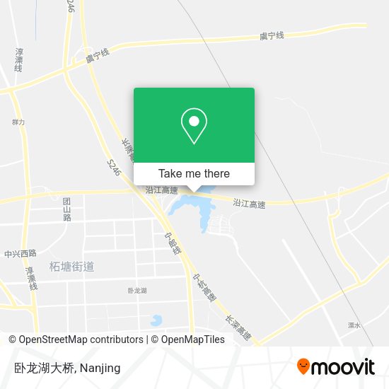 卧龙湖大桥 map