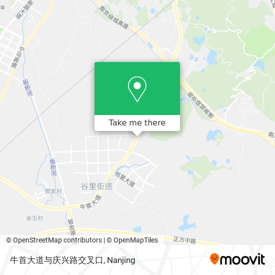 牛首大道与庆兴路交叉口 map