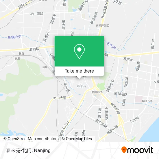 泰来苑-北门 map