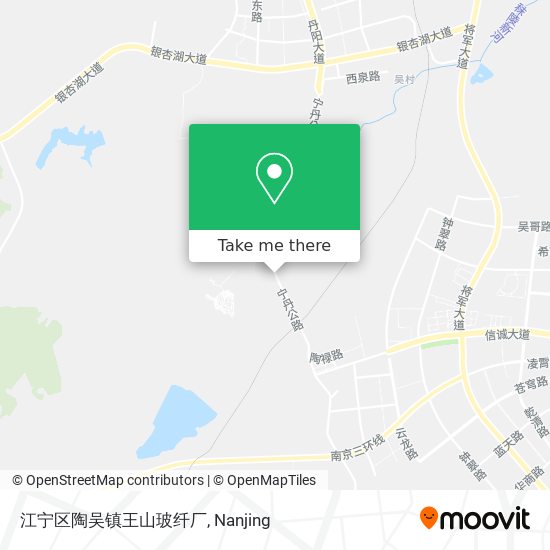 江宁区陶吴镇王山玻纤厂 map