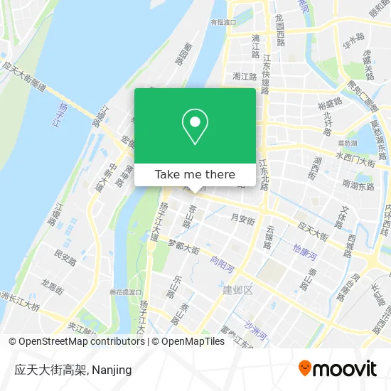 应天大街高架 map