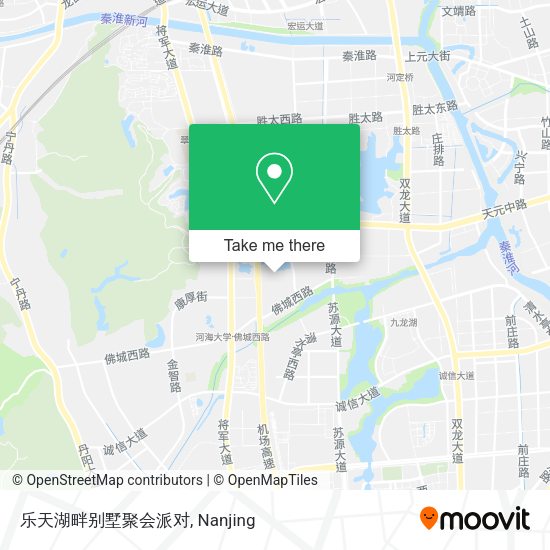 乐天湖畔别墅聚会派对 map