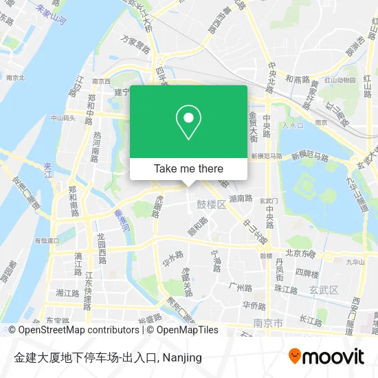 金建大厦地下停车场-出入口 map