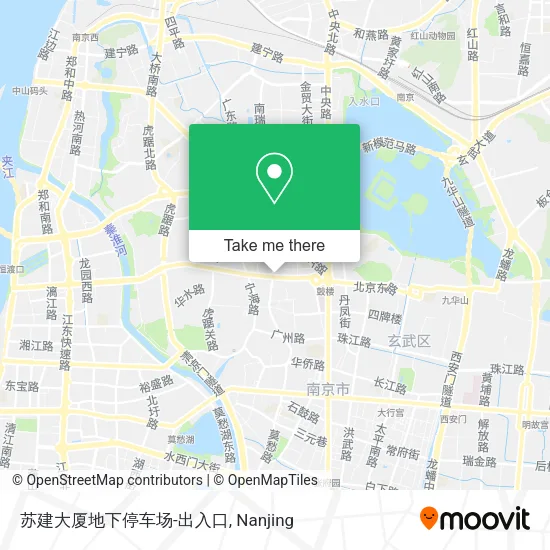 苏建大厦地下停车场-出入口 map